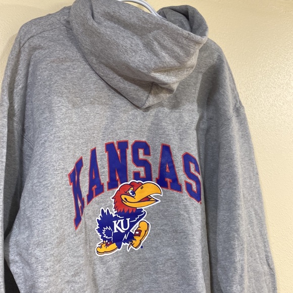 Kansas Hoodie, Men’s Small, Medium, 3XL, NWT, Printing Is On The Back, - Picture 2 of 6